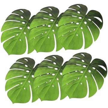 Mobestech Eva Placemats with Monstera Leaf, Non-Sl