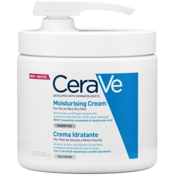 CeraVe Mitrinošs krēms ar sūkni, 454 g