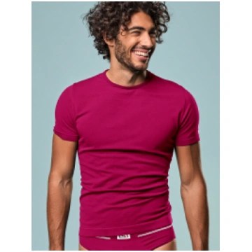 MEN'S CREW-NECK T-SHIRT SANGRIA