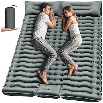 Yuzonc Double Camping Sleeping Mat, piepūšamais ke
