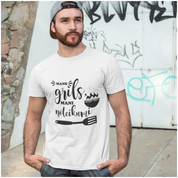 T-krekls "Mans grils, mani noteikumi"