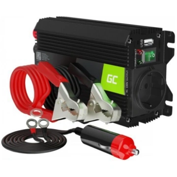 Strāvas pārveidotājs 12V - 220V 600W PRO, Spriegum