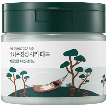 Round Lab - Pine Calming Cica Pad - Išlyginamieji 