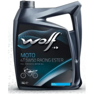 WOLF MOTO 4T 5W50 RACING ESTER 4L