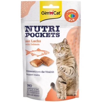 Gardums kaķiem – GimCat Nutri Pockets with Salmon