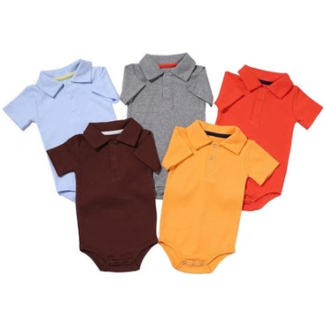 Turn-Down Collar Infant Rompers-Baby Onesies-Baby 