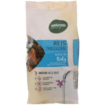 Trīskrāsu rīsu spirāles bezglut.BIO 250g Naturata