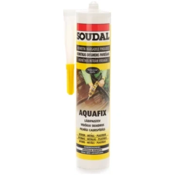 Soudal AQUAFIX clear 280ml Hermētiķis mitrām virsm