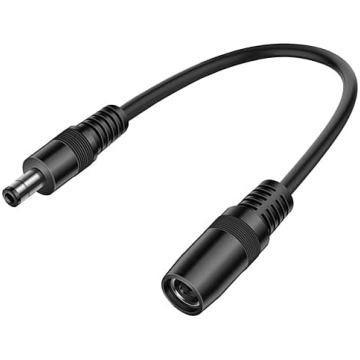 YAODHAOD DC 8 mm līdz DC 5525 kabelis 20 cm 14AWG 