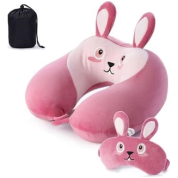 GLITZFAS Memory Foam Travel Pillow Bērnu kakla spi
