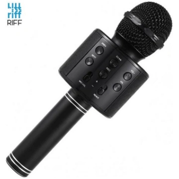 Riff WS-858 Karaoke Microphone with Speakers Aux a