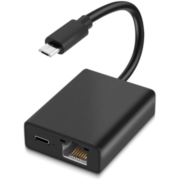 Ethernet adapteris Fire TV Stick, Micro USB uz RJ4