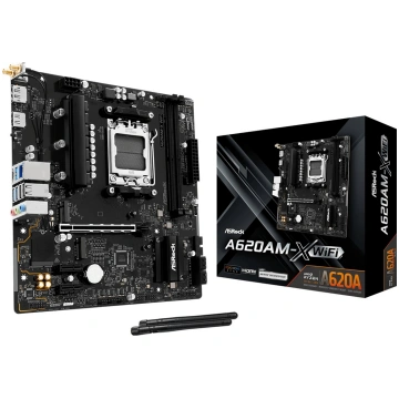 Mātesplate ASRock A620AM-X WiFi AMD A620 AM5 Micro