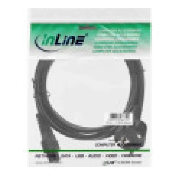 Strāvas kabelis InLine 7 C5 melns 5m 16656B [Kabel