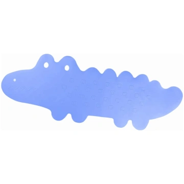 Bocioland silicone non slip bath mat blue 33x90cm 