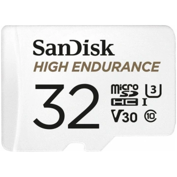 SANDISK 32GB MAX ENDURANCE microSDHC Card with Ada