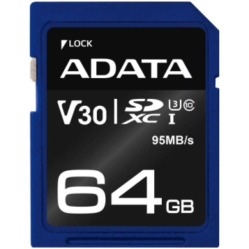 ADATA Premier Pro - flash memory card - 64 GB - SD
