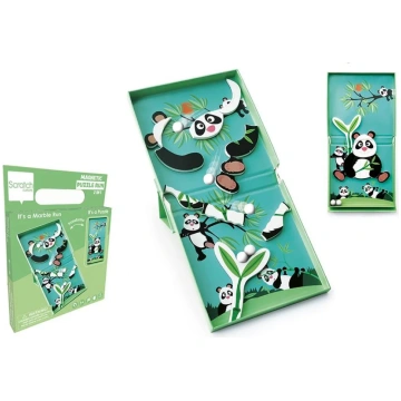 Magnētiskā puzle skrējiens - Panda lācis 11 gab. S