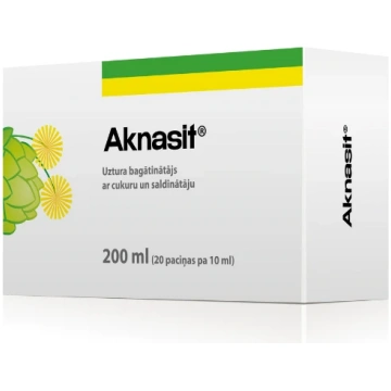 Aknasit® produkts aknu darbības normalizēšanai, 20