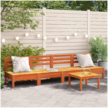 Homgoday Garden Sofas Without Armrests 4 Pack Brow