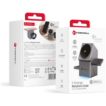 Forcell F-Energy 3in1 Rotation Cube Wireless Charg
