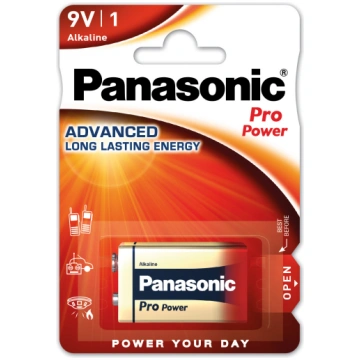 Panasonic Pro Power baterija 6LR61PPG/1B 9V