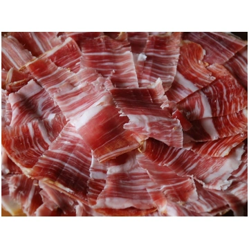 Vītināta cūkgaļa Jamon de Bellota Iberico (sarkana