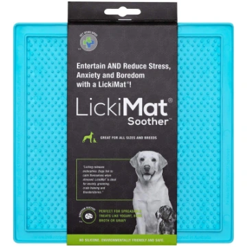 LICKI MAT - Dog Bowl Soother Light Blue 20X20Cm - 