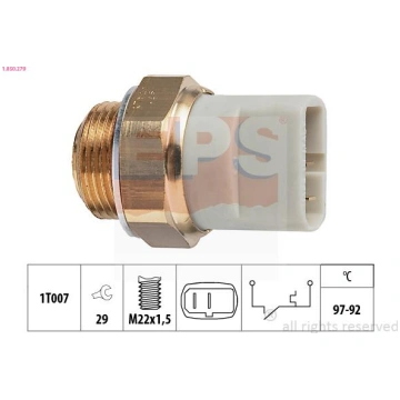 EPS 1-850-279 - Termoslēdzis, Radiatora ventilator