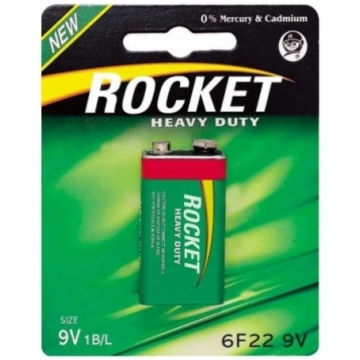 Rocket 6F22-1BB (9V) Blister Pack, 1 piece 6F22BL1