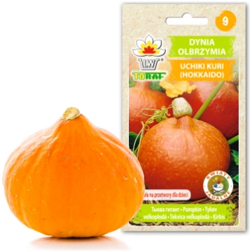 TORAF Uchiki Kuri Pumpkin Vegetable Seeds, 5g Pack