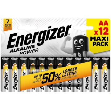 Energizer battery Alkaline Power AA CHP12 76389004