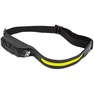 Flashlight COB +XPE Sensor Rechargeable Headlamp, 