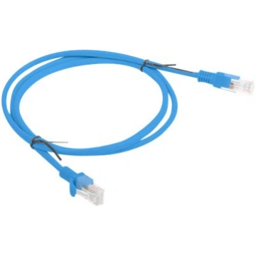 Lanberg patch cable - 1 m - blue, RAL 5012 PCU5-10