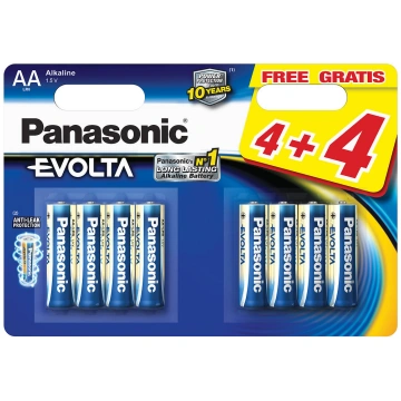 Elements Panasonic 27633, AA, 1.5 V, 8 gab