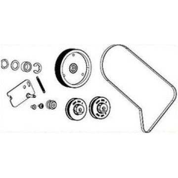 Kit Main Drive System (includes pulleys and belt f