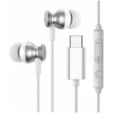 Joyroom JR-EC04 Silver Type-C austiņas JR-EC04 SIL