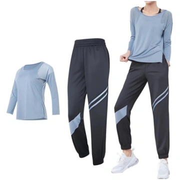 Melna 2 gabalu Pilates komplekts sievietēm XL Augs