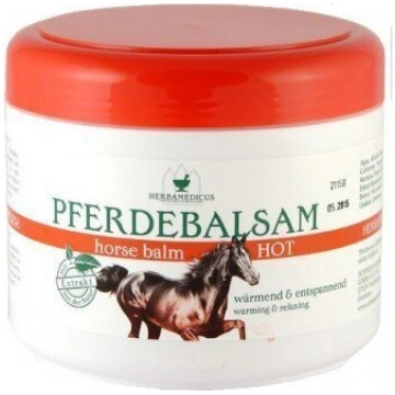 HERBAMEDICUS zirgu balzams ķermenim HOT 500 ml