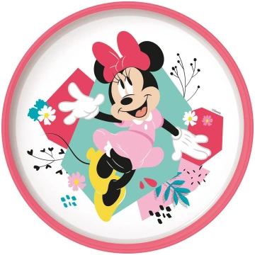 Minnie plastic dinner plate for girls DISNEY