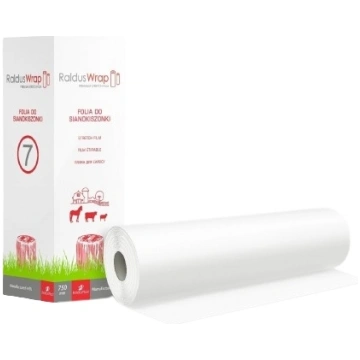 Rulonu ietinamā plēve balta 750mm x 1500m, Elite R