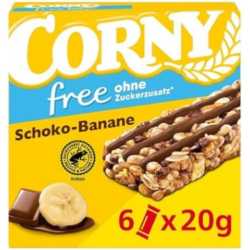 Graudaugu batoniņš "Corny Free Chocolate Banana Ba