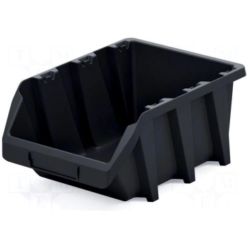Container: cuvette | black | long | 295x198x133mm 