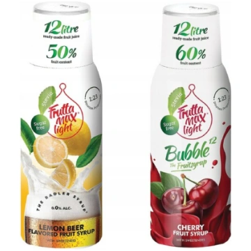 FruttaMax Lemon RADLER sīrups Light 500 ml+FruttaM