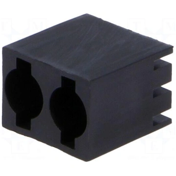 LED housing | 3mm | polyamide | angular | 3 PIN | 