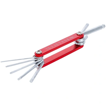 FOLDABLE KEY |INTERNAL HEXAGON WITH BALL POINT 1.5