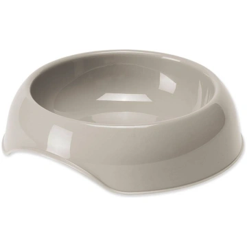 Dog Fantasy Gusto Bowl Warm Gray plastmasas bļoda 