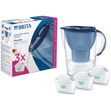Ūdens filtrs Brita Marella, 2.4 l, caurspīdīga krā