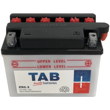 Motocikla akumulators TAB, 12 V, 4 Ah, 56 A