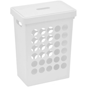 Veļas grozs PLAST TEAM SPRINGFIELD, 33 L, balts, 3